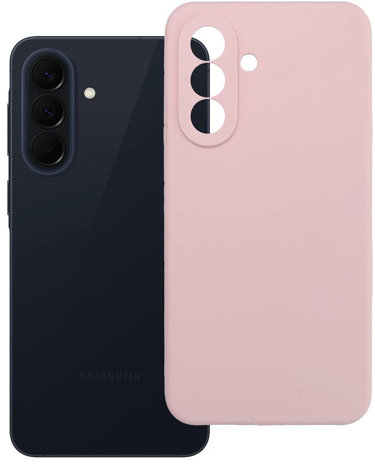 Oem Dėklas na Samsung A57 5G Silicone 2mm (camera protection) pudrowy róż