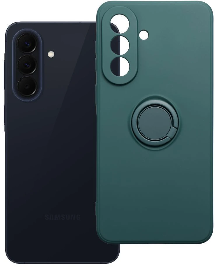 Oem Dėklas na Samsung A57 5G Silicone Ring žalia