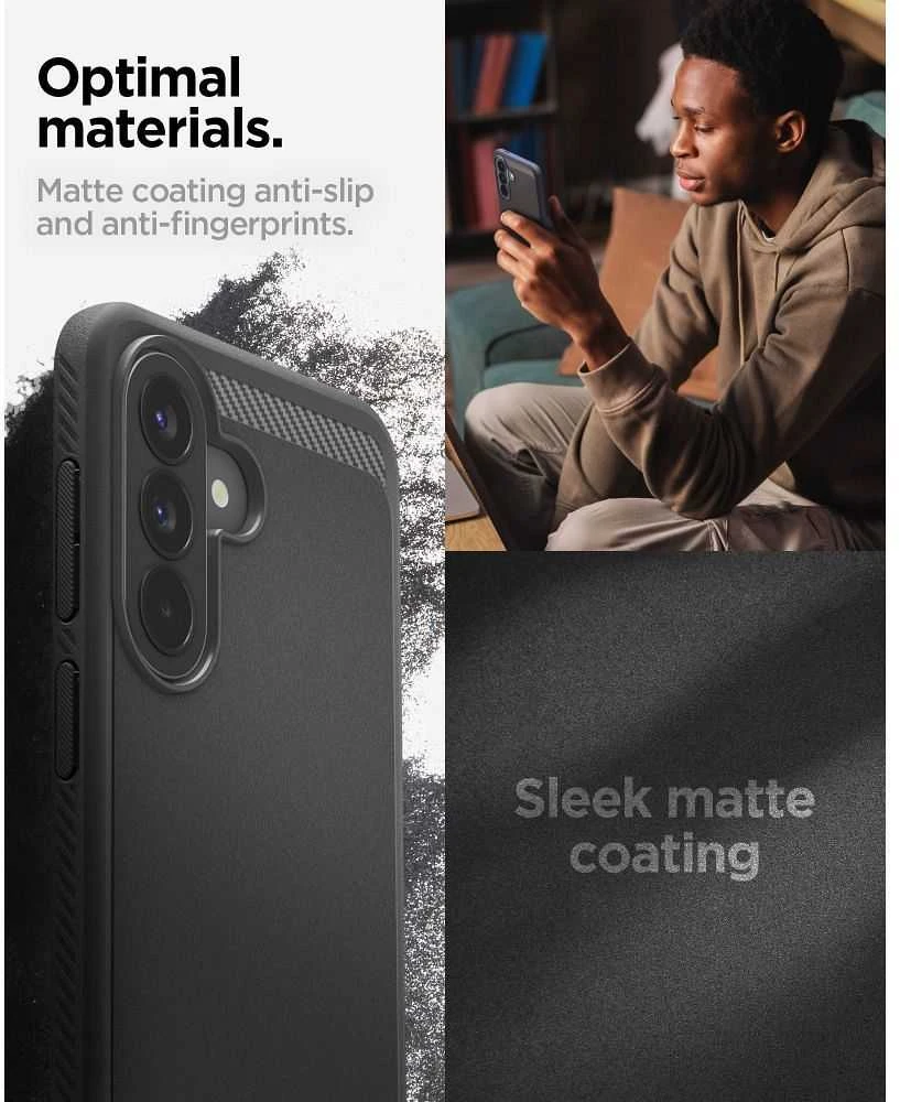 Dėklas „Spigen Tough Armor Galaxy A57 5G“ juodas