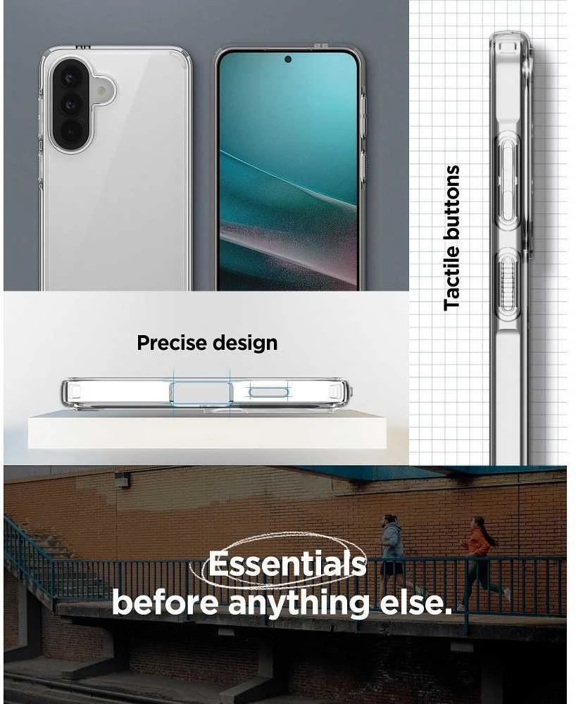 Dėklas „Spigen Ultra Hybrid Galaxy A57 5G“ krištolo skaidrumo