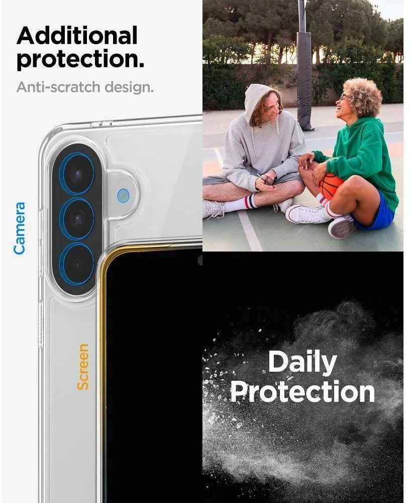 Dėklas „Spigen Ultra Hybrid Galaxy A57 5G“ krištolo skaidrumo