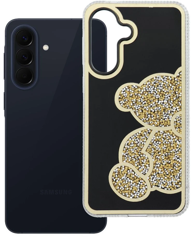 Oem Dėklas na Samsung A57 5G Teddy Bear auksinė