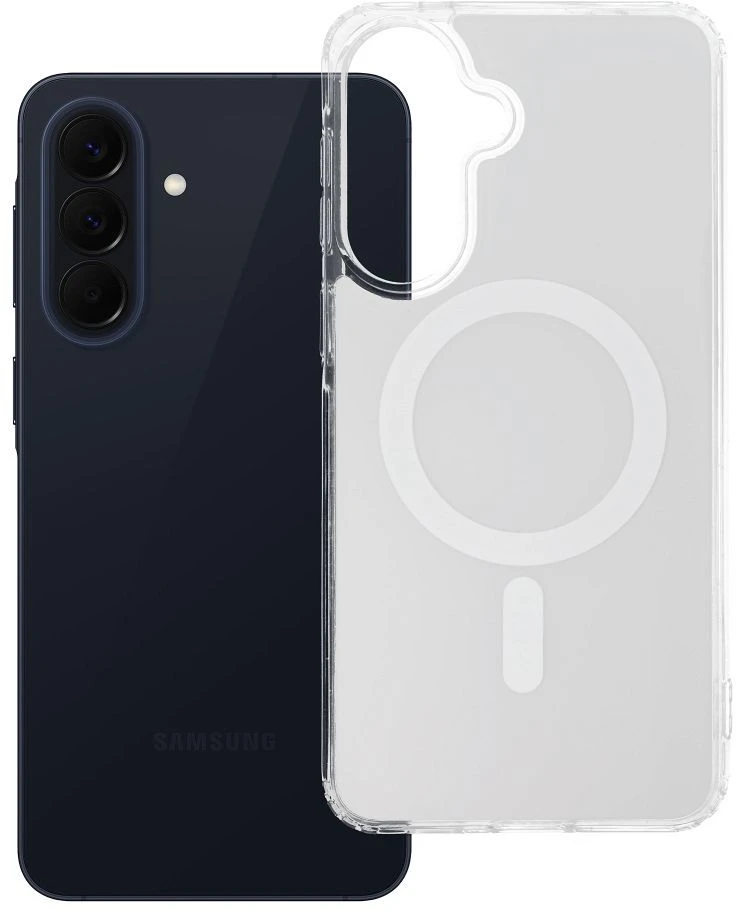 Dėklas Oem Atkreipkite dėmesį, kad „Samsung A57 Clear Fusion Mag Cover“ palaiko „MagSafe“ dėklą.