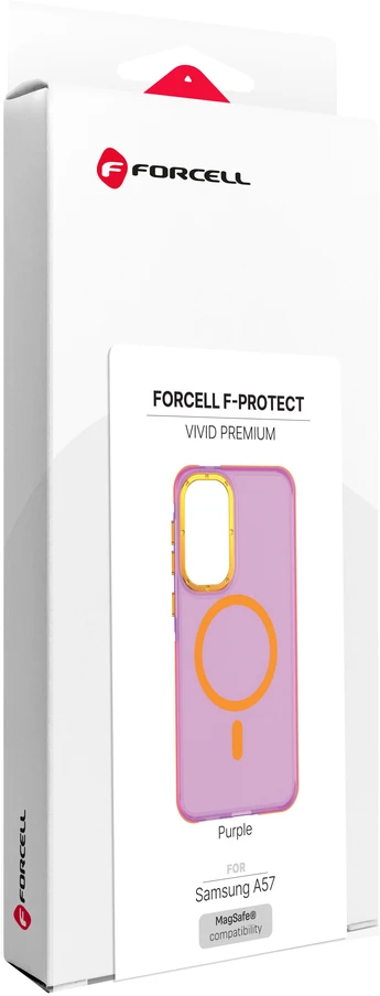 Dėklas na Samsung A57 Forcell F-Protect Vivid Premium zgodne su MagSafe violetinė 0INT