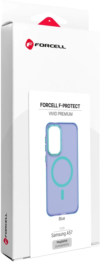 Dėklas Samsung A57 Forcell F-Protect Vivid Premium suderinamas su MagSafe mėlynas 0INT