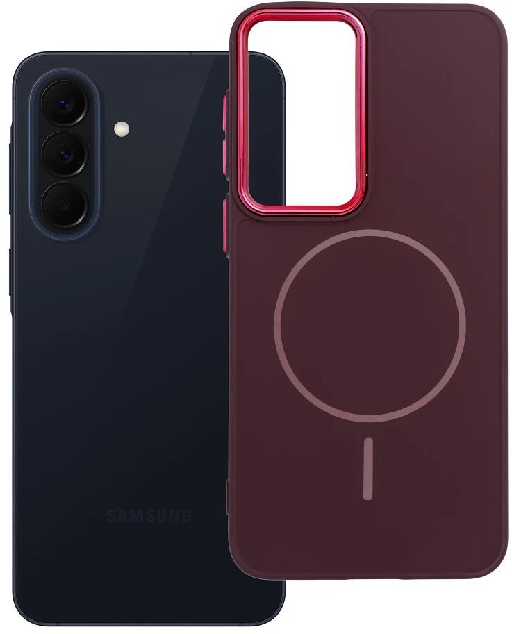 Oem Dėklas na Samsung A57 Frame Mag Cover zgodne su MagSafe violetinė