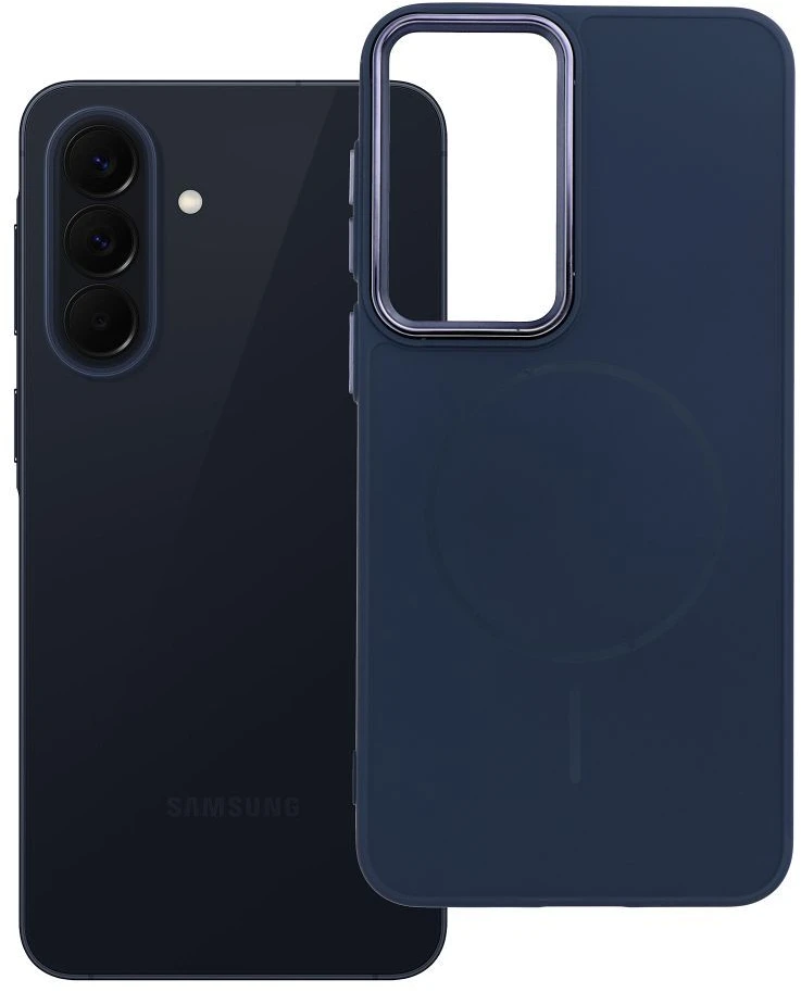 Oem Dėklas na Samsung A57 Frame Mag Cover zgodne su MagSafe tamsiai mėlyna