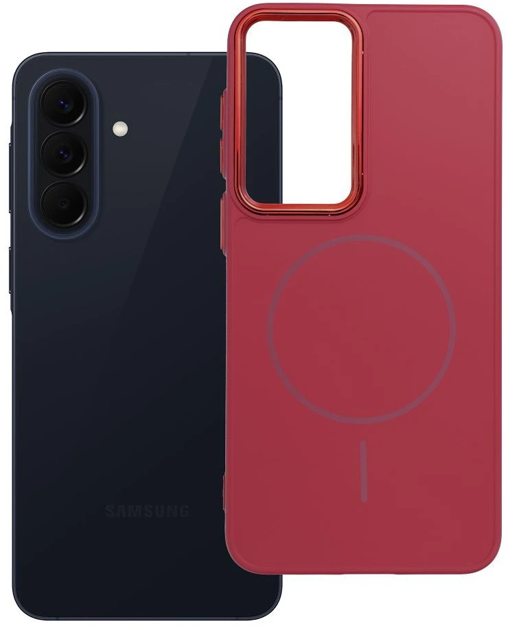 Oem Dėklas na Samsung A57 Frame Mag Cover zgodne su MagSafe magenta