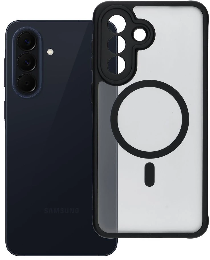 Oem Dėklas na Samsung A57 Full Matte Mag Cover zgodne su MagSafe juoda