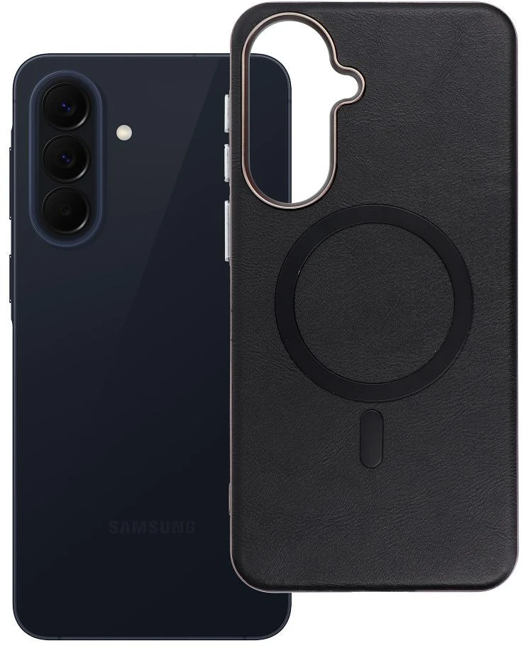 Oem Dėklas na Samsung A57 Gentleman Mag Cover zgodne su MagSafe juoda