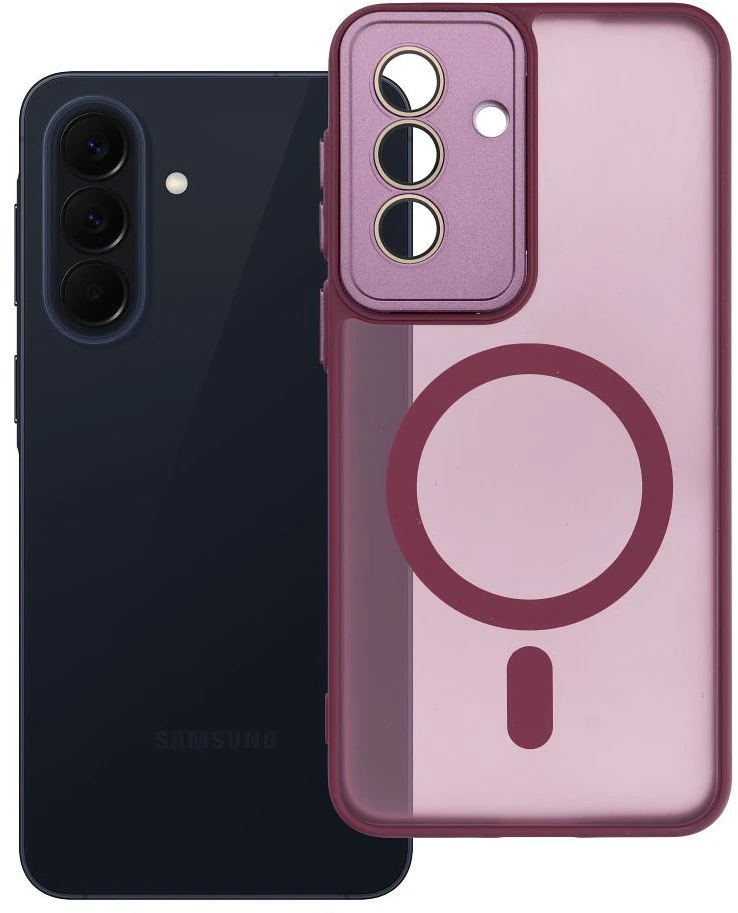 Oem Dėklas na Samsung A57 Variete Mag Cover zgodne su MagSafe violetinė