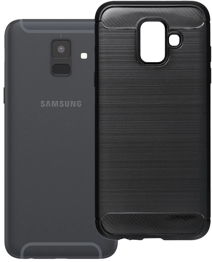 Oem Dėklas na Samsung A6 ( A6 2018 ) Carbon 2.0 juoda