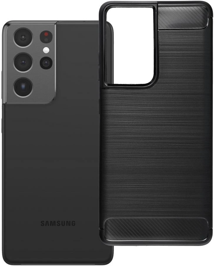 Oem Dėklas na Samsung S21 ULTRA Carbon 2.0 juoda