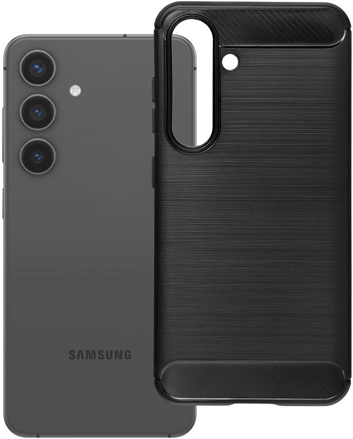 Oem Dėklas na Samsung S24 Carbon 2.0 juoda