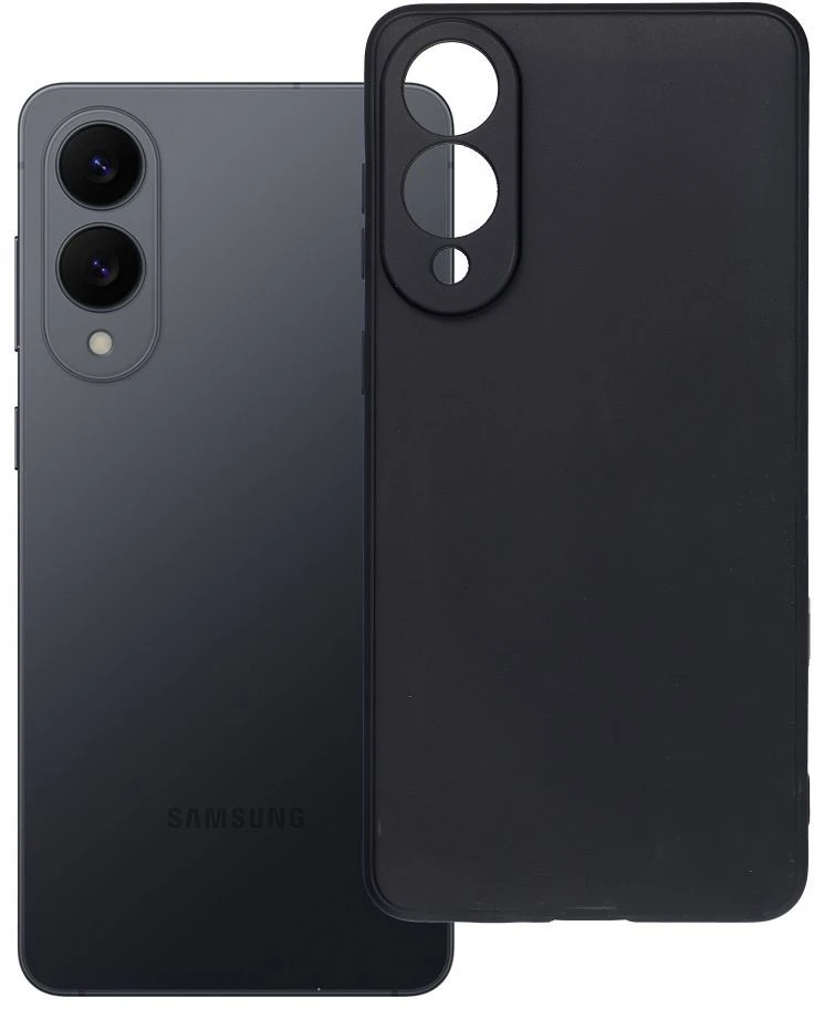 Oem Matinis dėklas skirtas Samsung Galaxy S25 Edge juodos spalvos