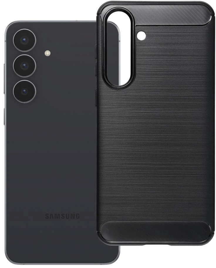 Oem Dėklas na Samsung S26 FE / S25 FE Carbon 2.0 juoda