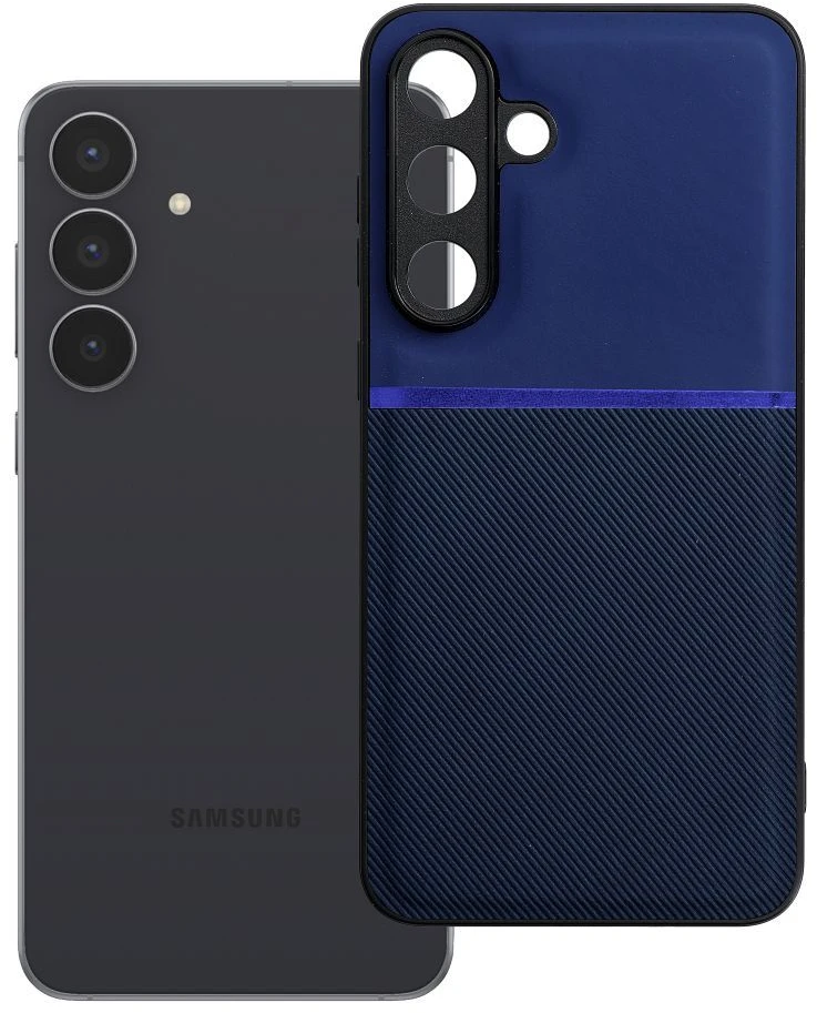 Oem NOBLE dėklas, skirtas SAMSUNG S25 FE, mėlynas