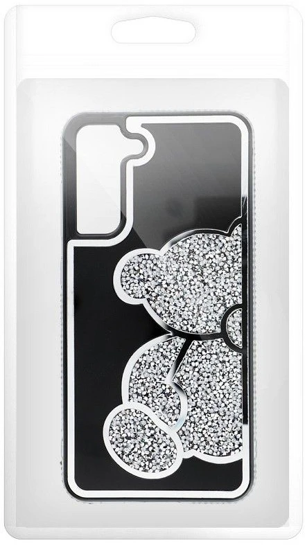 Oem Dėklas na Samsung S25 FE / S26 FE Teddy Bear Sidabrinė