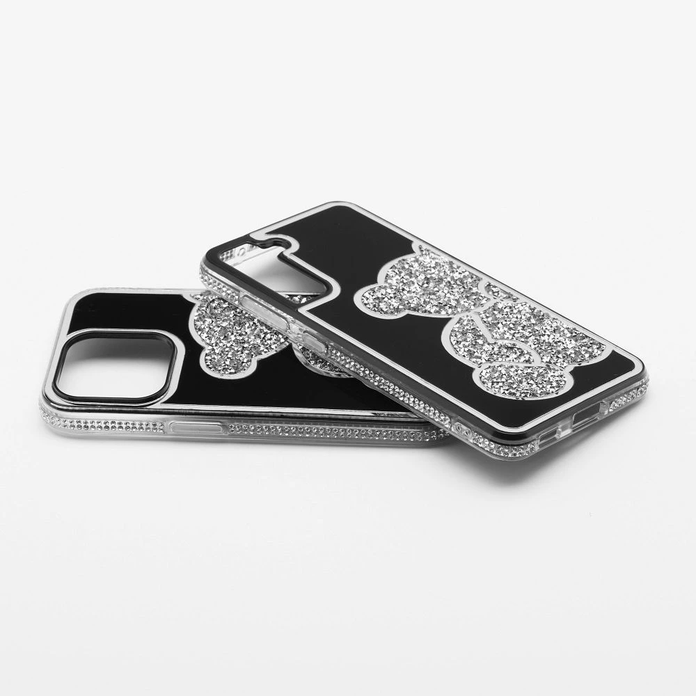 Oem Dėklas na Samsung S25 FE / S26 FE Teddy Bear Sidabrinė