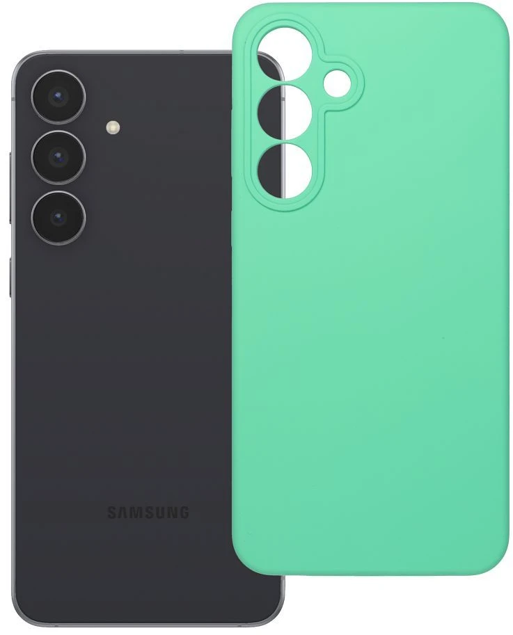Oem SAMSUNG S25 FE silikoninis dėklas, 2 mm, mėlynas