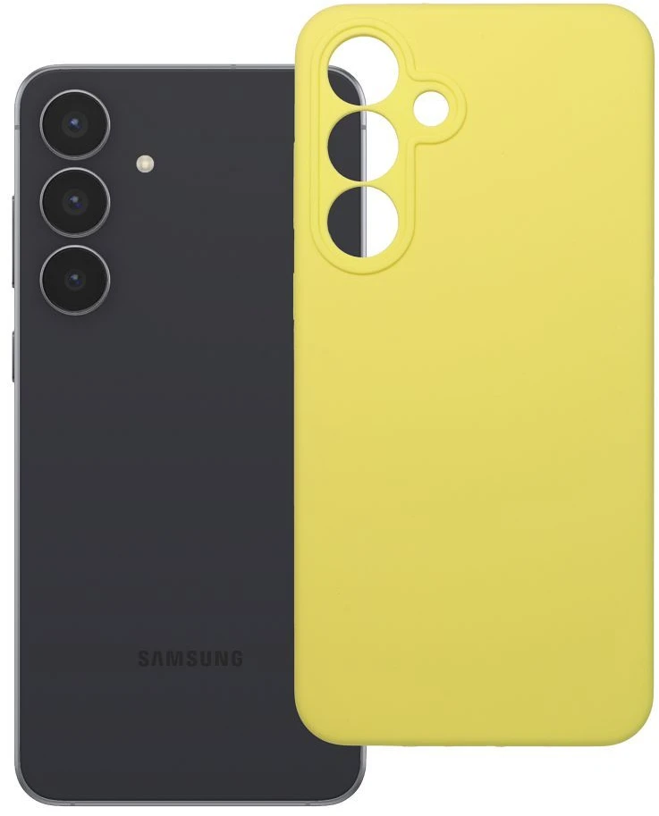 Oem SILIKONINIS 2 mm dėklas SAMSUNG S25 FE, geltonas