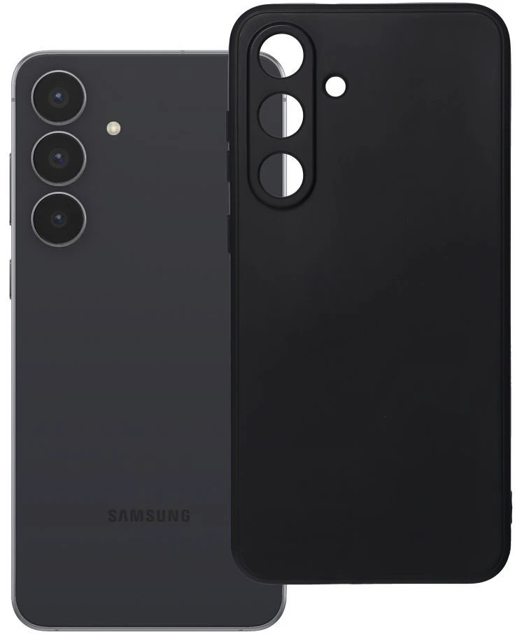 Oem MINKŠTAS dėklas SAMSUNG S25 FE, juodas