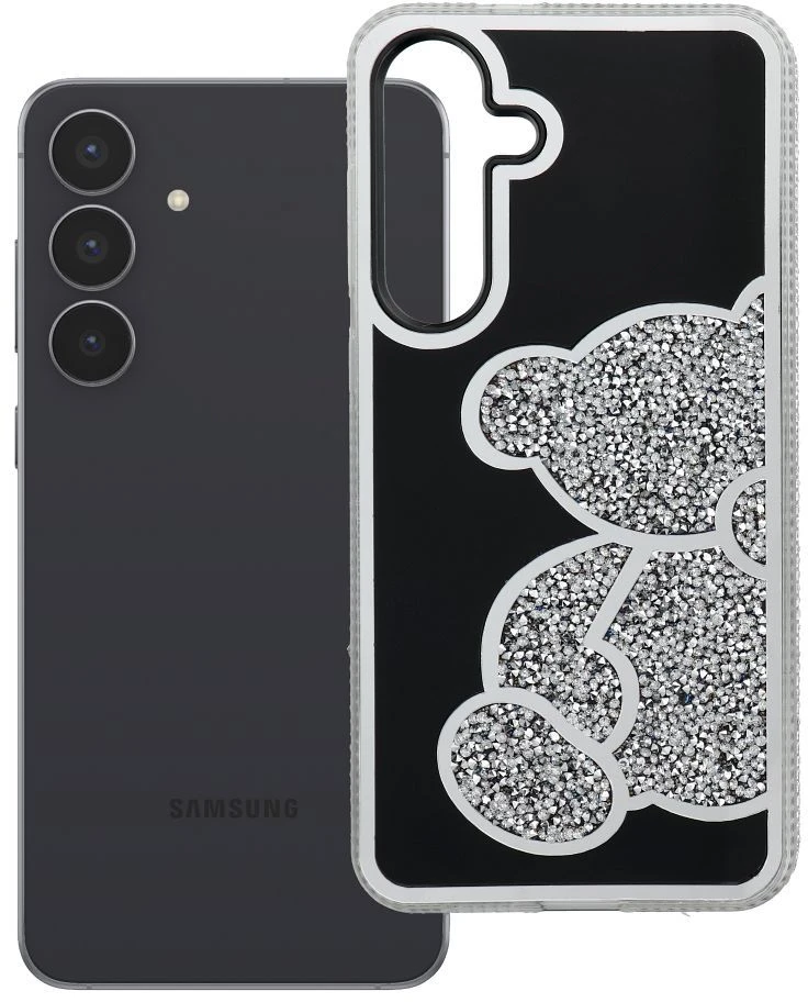 Oem MEŠKIUKO DĖKLAS SAMSUNG S25 FE, sidabrinis