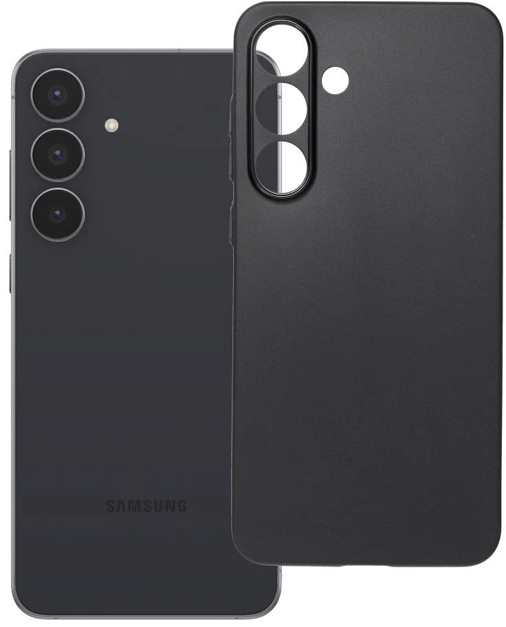 Oem YPAČ PLONAS MATINIS dėklas SAMSUNG S25 FE, juodas