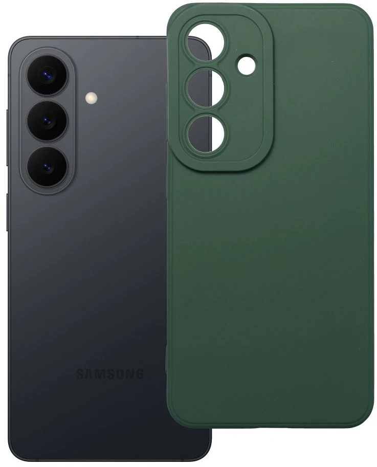 Oem Dėklas na Samsung S25 Matt 2.0 tamsiai žalia