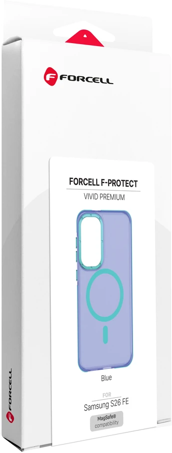 Dėklas Samsung S26 FE Forcell F-Protect Vivid Premium suderinamas su MagSafe mėlyna 0INT
