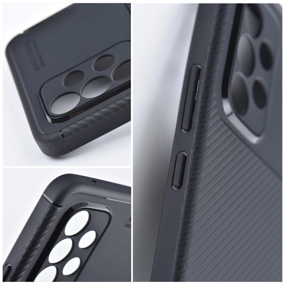 Oem Dėklas na Samsung S26 FE / S25 FE Carbon Premium juoda