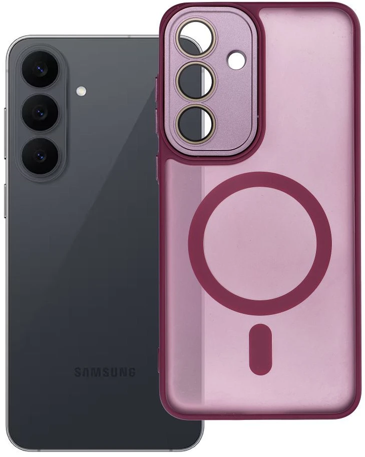 Oem Dėklas na Samsung S26 FE / S25 FE Variete Mag Cover zgodne su MagSafe violetinė