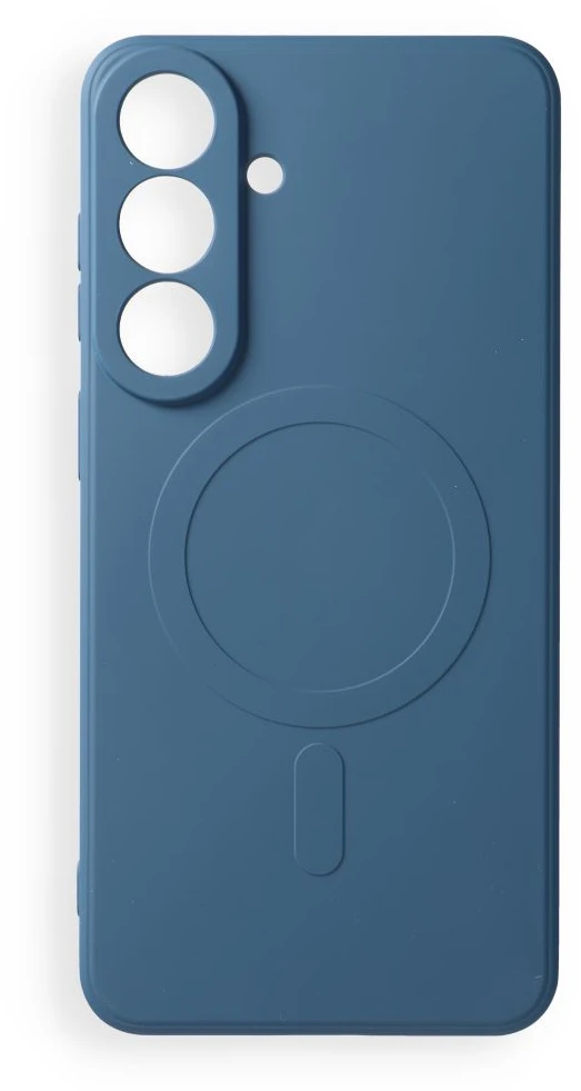 Oem „Dėklas, skirtas Samsung S26 FE, Silicone Mag Cover, suderinamas su MagSafe (su fotoaparato apsauga), mėlynas“