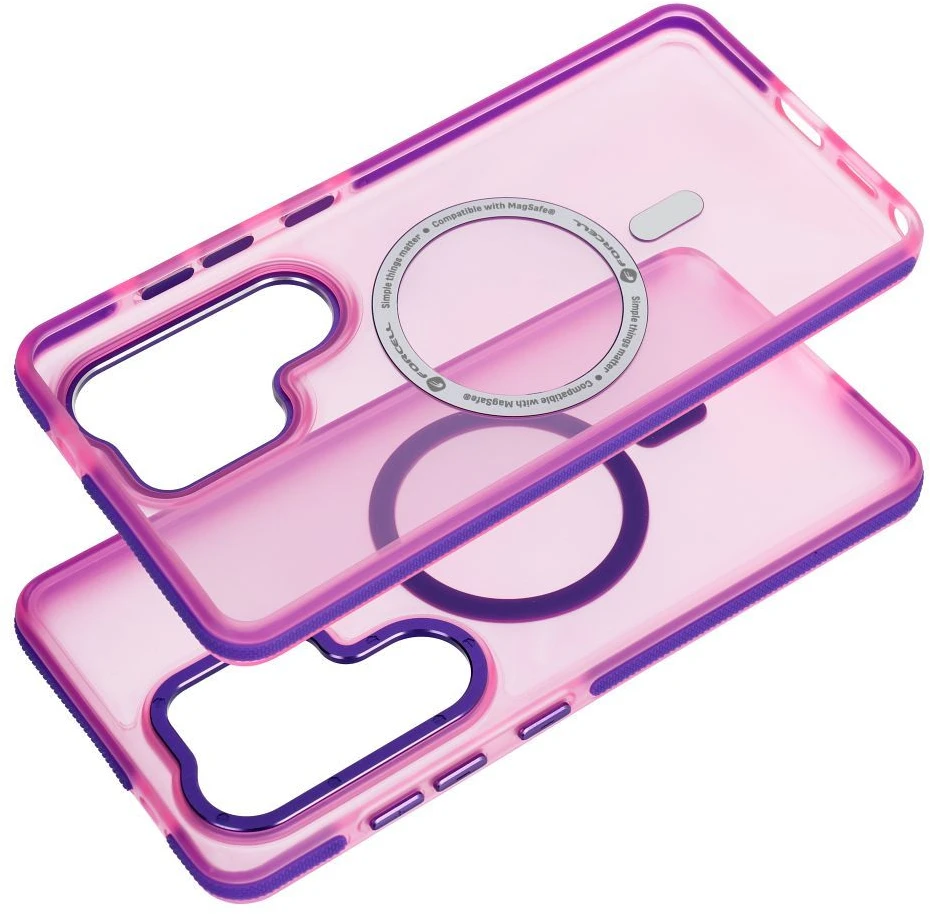 Dėklas Samsung S26 Forcell F-Protect Vivid Premium suderinamas su MagSafe rožinis 0INT