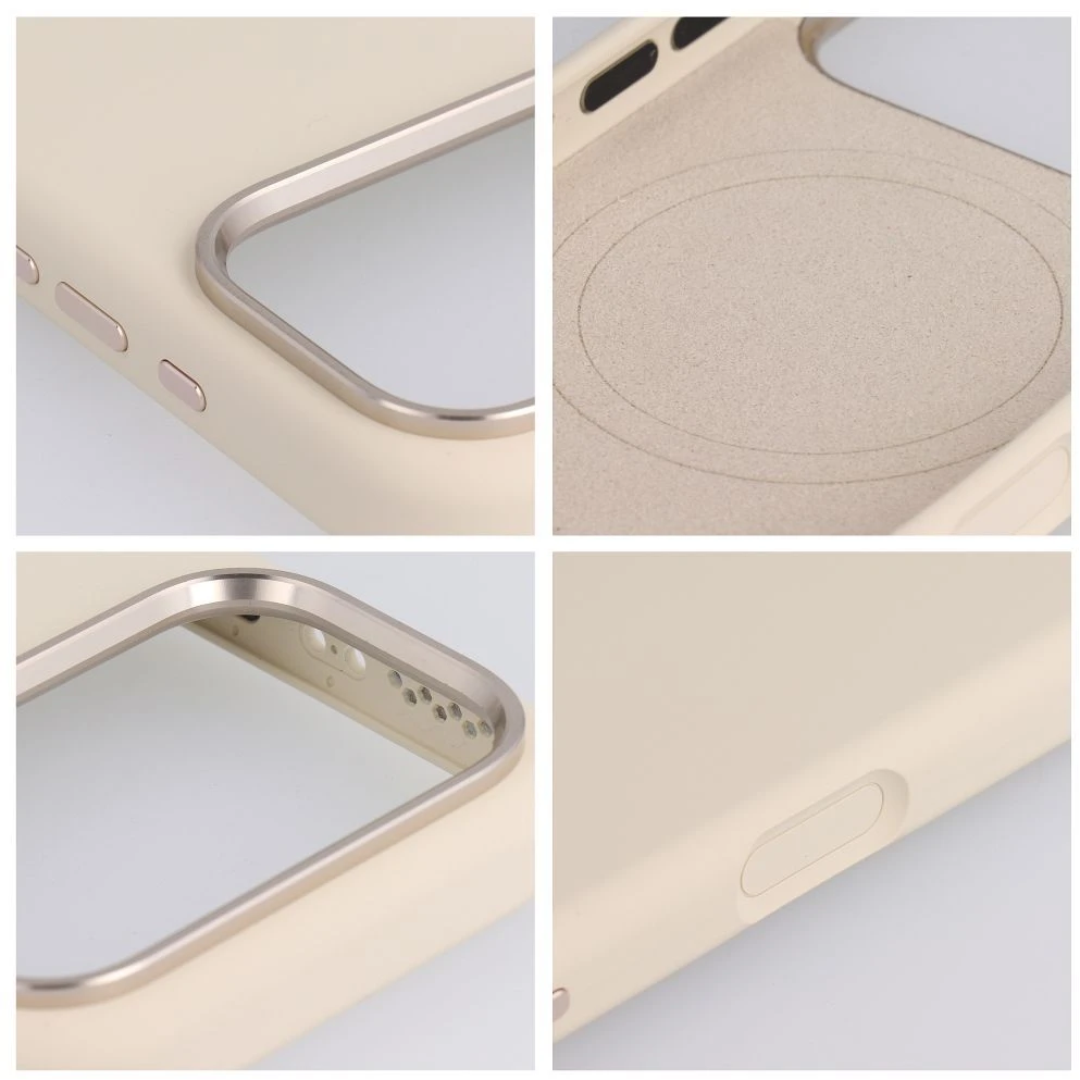 Dėklas, skirtas Samsung S26, Forcell F-Protect Frame Premium, suderinamas su MagSafe, antracito pilkos spalvos 0INT