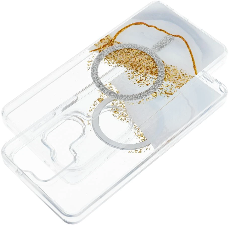 Oem Dėklas na Samsung S26 Golden zgodne su MagSafe balta