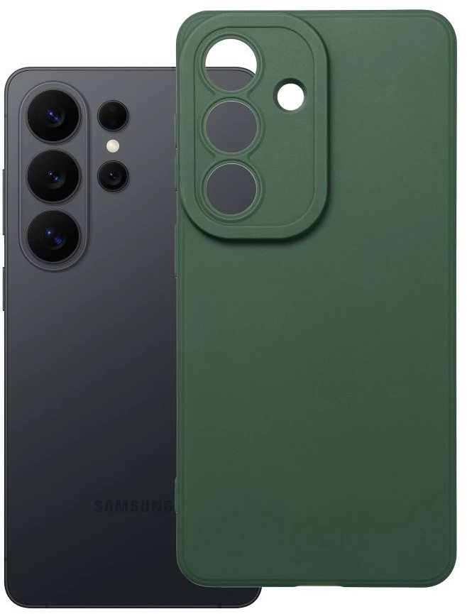 Oem Dėklas na Samsung S26 Matt 2.0 tamsiai žalia