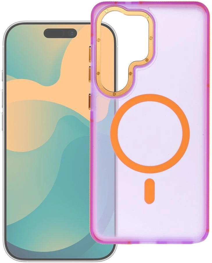 Dėklas na Samsung S26 Ultra Forcell F-Protect Vivid Premium zgodne su MagSafe violetinė 0INT