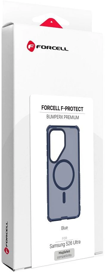 Dėklas na Samsung S26 ULTRA Forcell F-Protect BumperX Premium zgodne su MagSafe tamsiai mėlyna 0INT