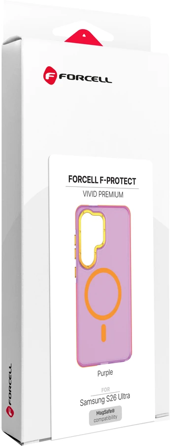 Dėklas na Samsung S26 Ultra Forcell F-Protect Vivid Premium zgodne su MagSafe violetinė 0INT