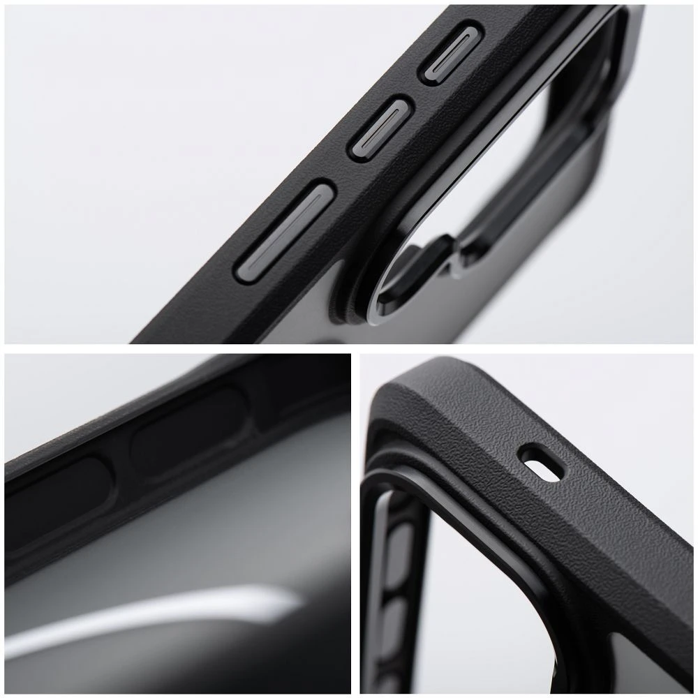 Dėklas na Samsung S26 ULTRA Forcell F-Protect Smoke Hybrid Premium zgodne su MagSafe juoda 0INT