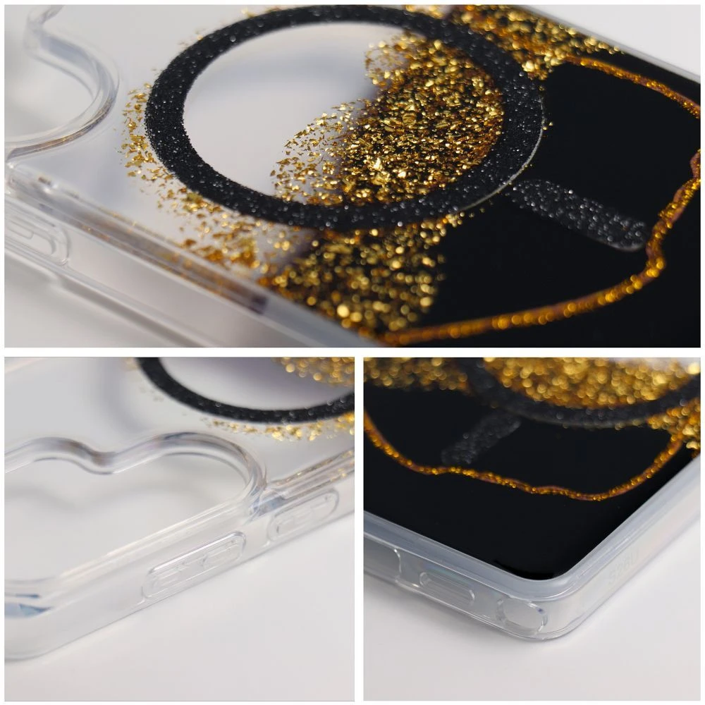Oem Dėklas na Samsung S26 ULTRA Golden zgodne su MagSafe juoda