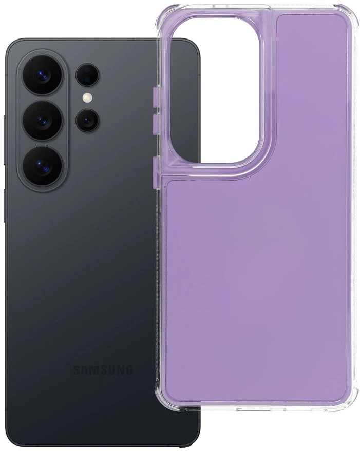 Oem MATRIX dėklas, skirtas SAMSUNG S26, itin šviesiai violetinis