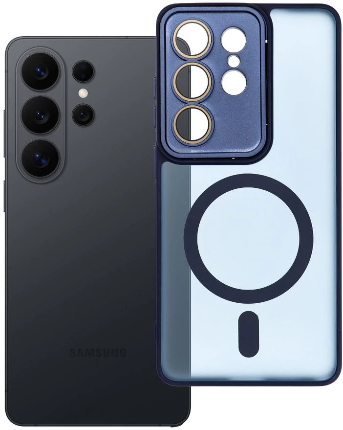 Oem Dėklas na Samsung S26 ULTRA Variete Mag Cover zgodne su MagSafe tamsiai mėlyna