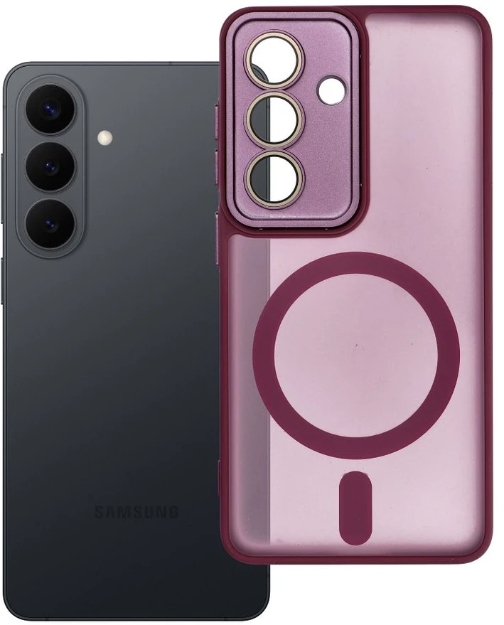 Oem Dėklas na Samsung S26 Variete Mag Cover zgodne su MagSafe violetinė