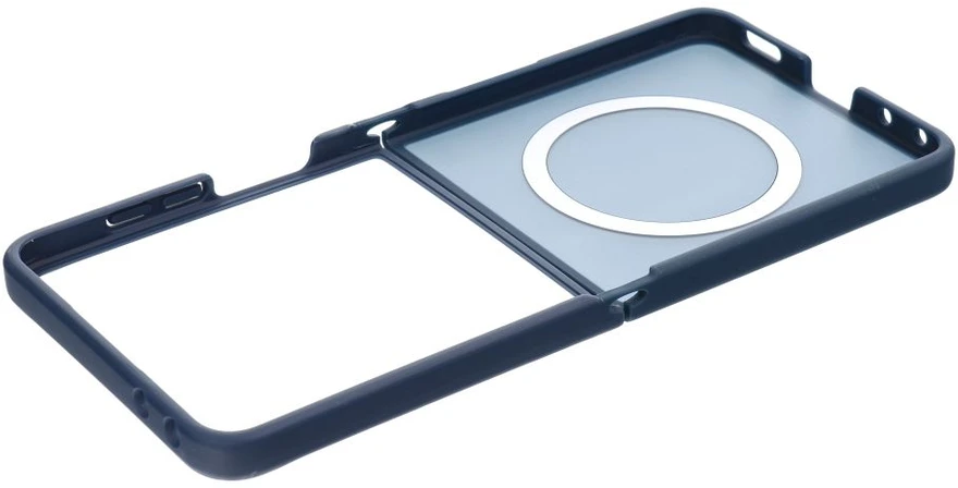 Oem Dėklas na Samsung Z Flip 8 4sF-S Acrylic zgodny su MagSafe ciemnoniebieskie