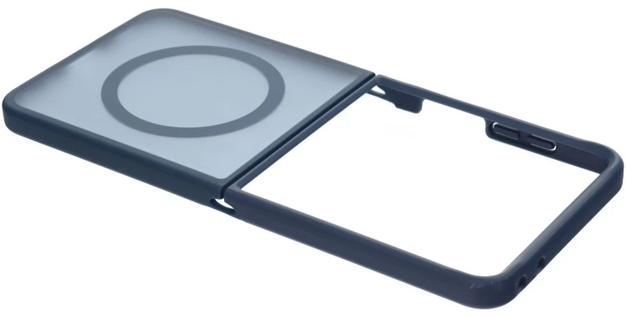 Oem Dėklas na Samsung Z Flip 8 4sF-S Acrylic zgodny su MagSafe ciemnoniebieskie