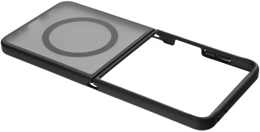 Oem Dėklas na Samsung Z Flip 8 4sF-S Acrylic zgodny su MagSafe juoda