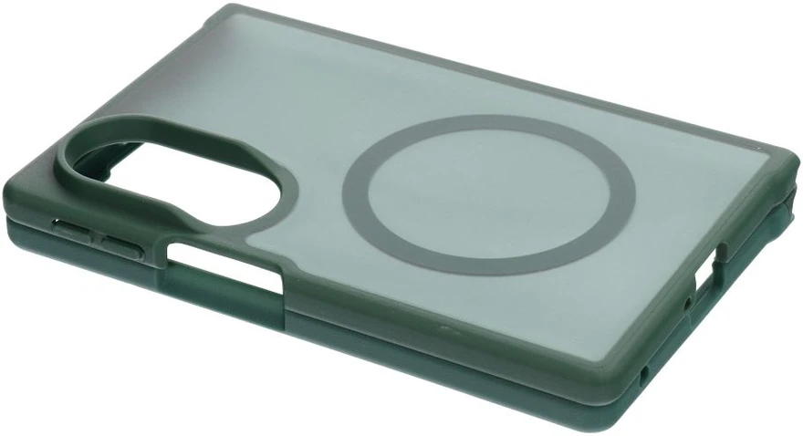 Oem Dėklas na Samsung Z Fold 8 4sF-S Acrylic zgodny su MagSafe ciemnozielone