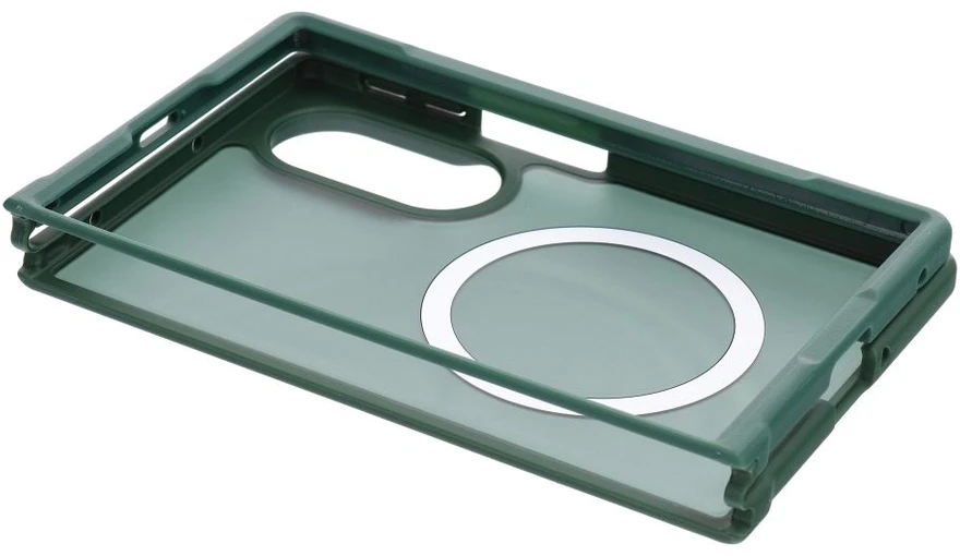 Oem Dėklas na Samsung Z Fold 8 4sF-S Acrylic zgodny su MagSafe ciemnozielone